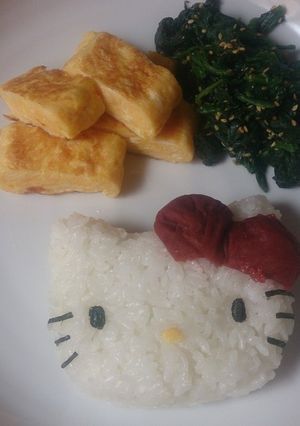 キティちゃん*おにぎり-レシピのメイン写真
