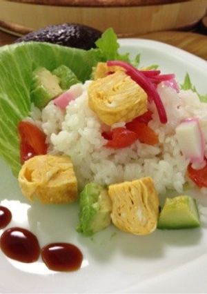 夏の簡単可愛いちらし寿司-レシピのメイン写真