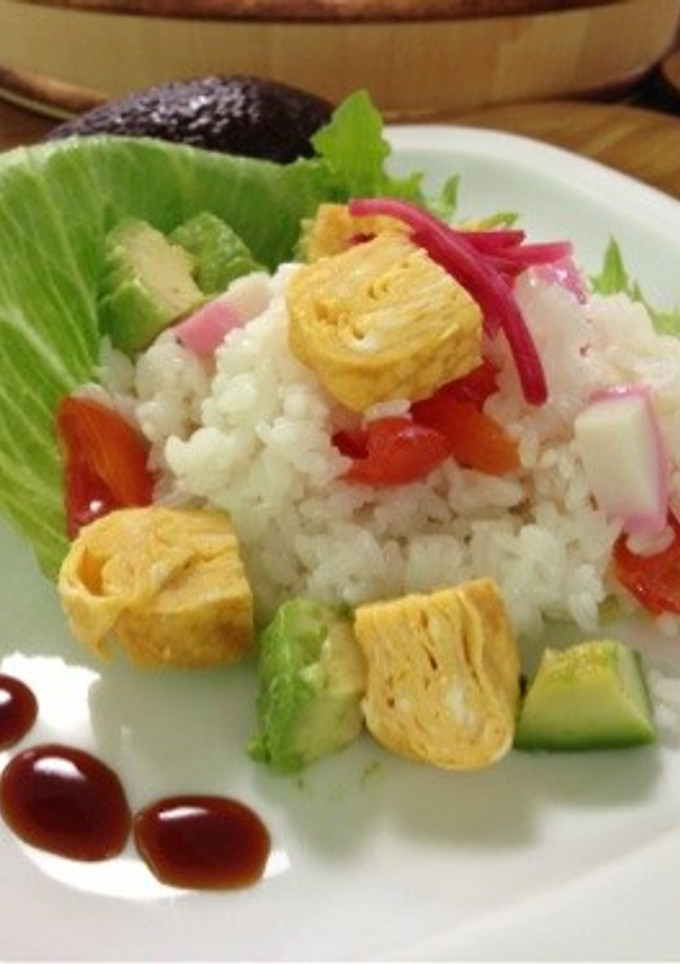 夏の簡単可愛いちらし寿司-レシピのメイン写真