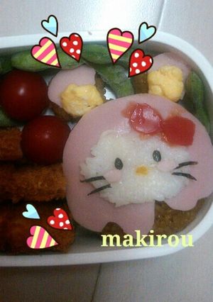 キャラ弁★まんまるぐまキティー-レシピのメイン写真