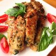 ささみのパン粉焼き♬バジルマヨ風味