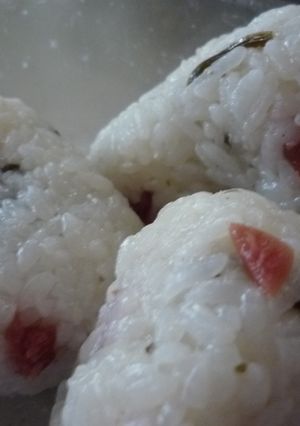 海と山のミネラル　おにぎり-レシピのメイン写真