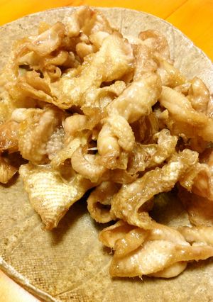 オーブンでパリパリ鶏皮-レシピのメイン写真