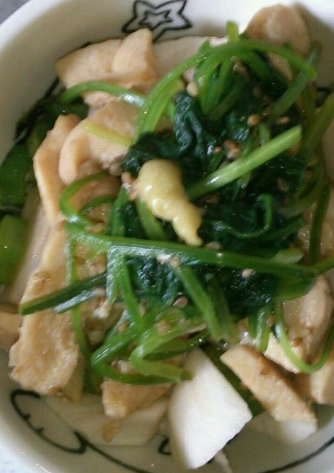ササミとほうれん草のさっぱり丼-レシピのメイン写真