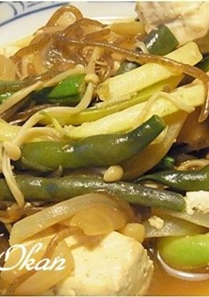 ダイエットに♪ムネ肉と豆腐の煮物-レシピのメイン写真