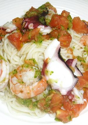 魚介のトマトそうめん-レシピのメイン写真