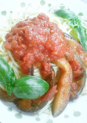 ♡トマト・ナスのパスタ♡-レシピのメイン写真