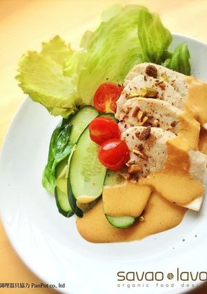 エジプト塩で☆茹で鶏とレタスのカレー炒め-レシピのメイン写真