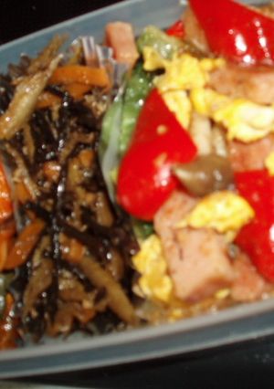 チャンプルー弁当-レシピのメイン写真