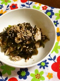 シーチキンとわかめのポン酢あえ-レシピのメイン写真