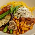 夏野菜とほろほろチキンのカレー