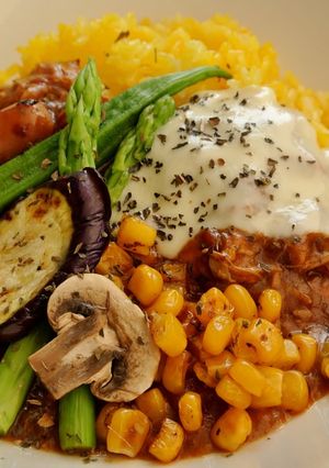 夏野菜とほろほろチキンのカレー-レシピのメイン写真