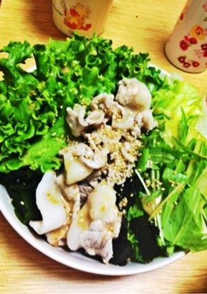 野菜たっぷり冷やし白胡麻うどん♡-レシピのメイン写真