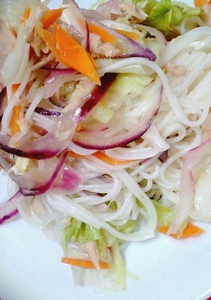 そうめんサラダ-レシピのメイン写真