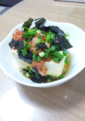 簡単！キムチ豆腐-レシピのメイン写真