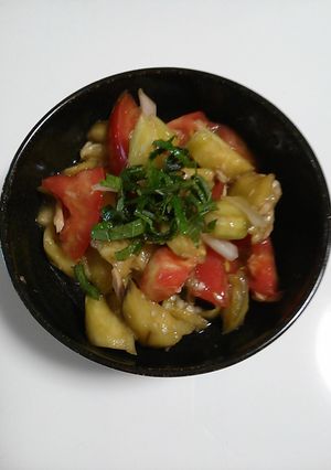 なすとトマトのシーチキン和え-レシピのメイン写真