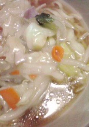 レンジで本格風！？なんちゃってサンマー麺-レシピのメイン写真