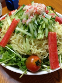 豆苗のラーメンサラダ☆-レシピのメイン写真