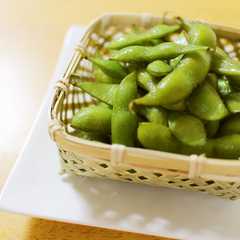 รูปของ 枝豆の茹で方（シリコンスチーマー使用）