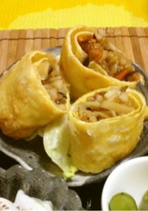 ☆薄焼き玉子の春巻☆-レシピのメイン写真