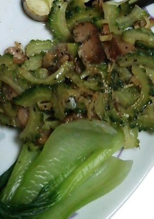 豚の角煮とゴーヤ炒め-レシピのメイン写真