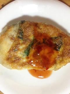 大きな餃子ぽい春巻きオムレツのタイ風-レシピのメイン写真