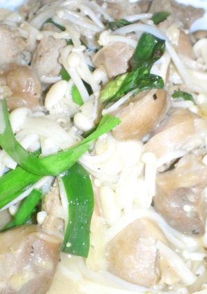 砂ズリとニラの塩焼き-レシピのメイン写真
