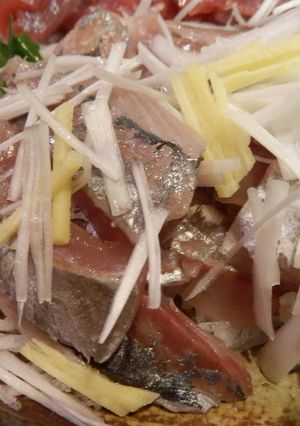 鯵の刺身のさばき方-レシピのメイン写真