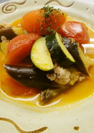 トマトを消費する！夏野菜と豚肉の炒め物-レシピのメイン写真