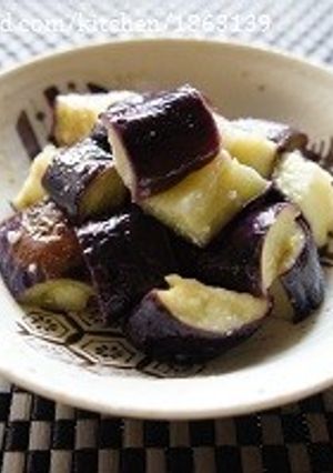 レンジで簡単♪なすの塩麹蒸し-レシピのメイン写真