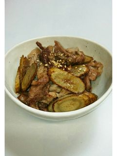 豚肉と牛蒡の甘辛炒め♪-レシピのメイン写真