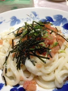 夏のお昼ごはん 明太とろろうどん-レシピのメイン写真