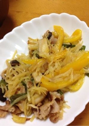 じゃがいもと豚バラの炒めもん-レシピのメイン写真