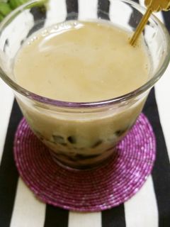 *コーヒーゼリーdeカフェ風カフェオレ*-レシピのメイン写真