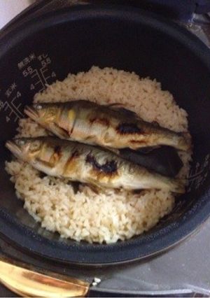 料理男子の鮎めし-レシピのメイン写真