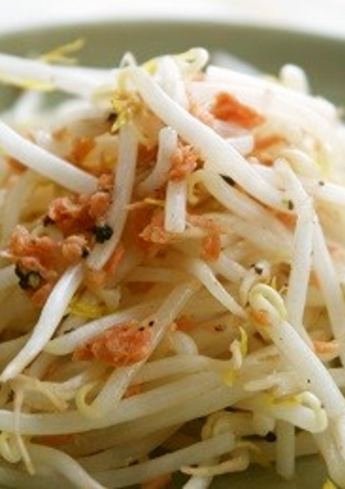 モヤシと鮭の酒蒸しナムル-レシピのメイン写真
