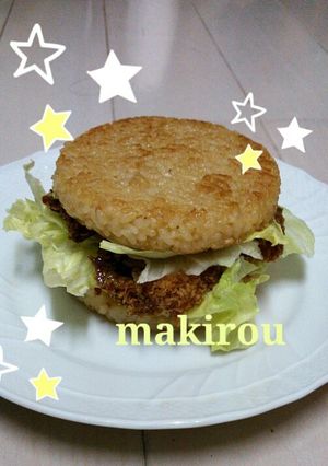 お弁当にも☆焼き肉ダレで焼きおにバーガー-レシピのメイン写真