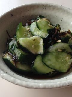簡単☆胡瓜の塩昆布漬け-レシピのメイン写真