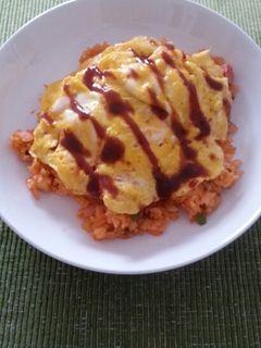 一人ランチ♪簡単オムライス♪-レシピのメイン写真