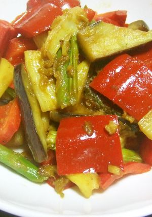 パプリカの～シャキシャキ～カレー炒め-レシピのメイン写真