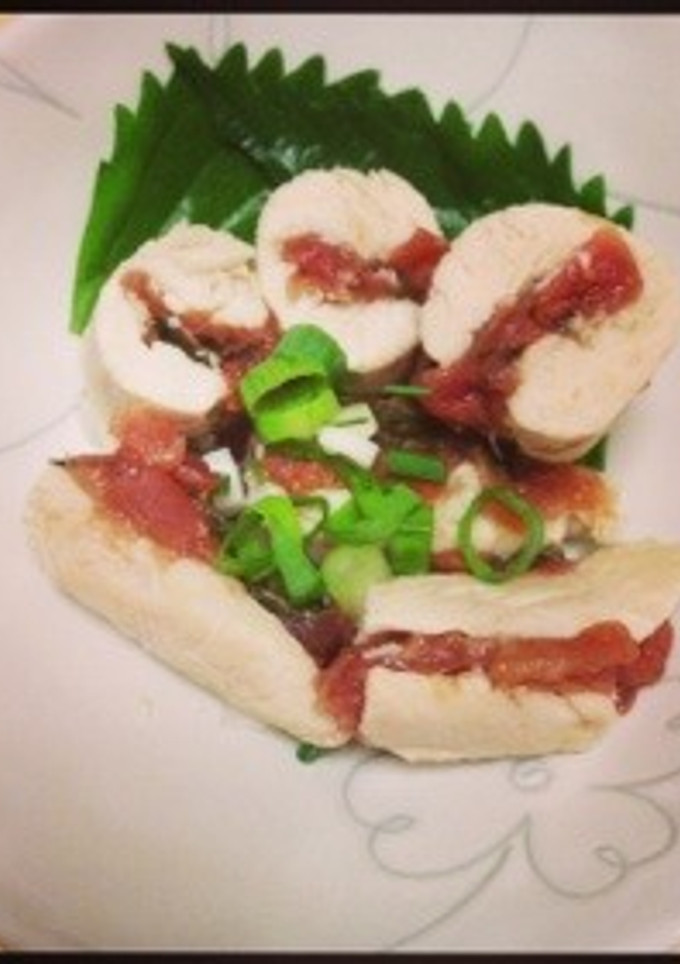 簡単！さっぱり！鶏肉の梅シソまき-レシピのメイン写真