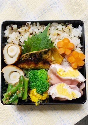 11/14サバの味噌漬けお弁当-レシピのメイン写真