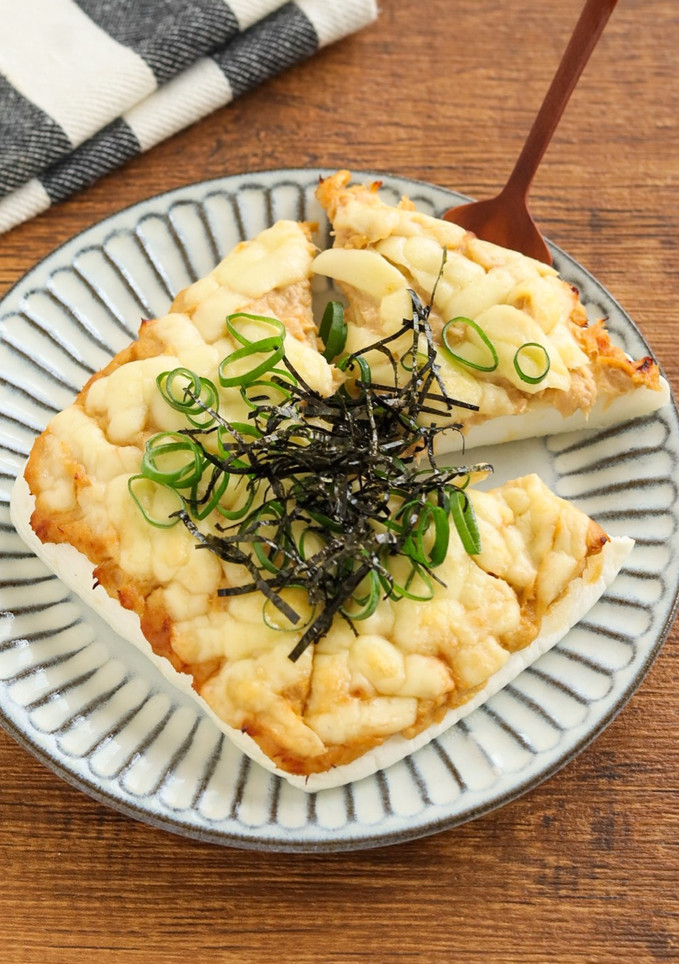 超簡単♡ツナ味噌マヨのはんぺんピザ-レシピのメイン写真