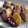 型不要で簡単♡ハート形チョコがけ春巻パイ