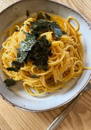 たらこ無しで作るたらこパスタ-レシピのメイン写真