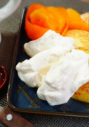 ＊チーズ蒸しケーキdeホットケーキ＊-レシピのメイン写真