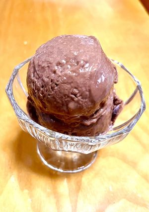 お豆腐バナナチョコアイス♪-レシピのメイン写真