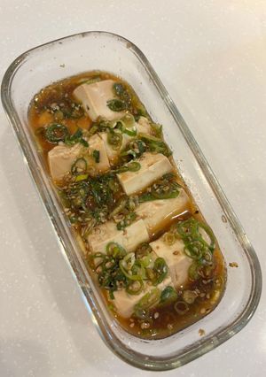 ネギまみれやみつき豆腐-レシピのメイン写真