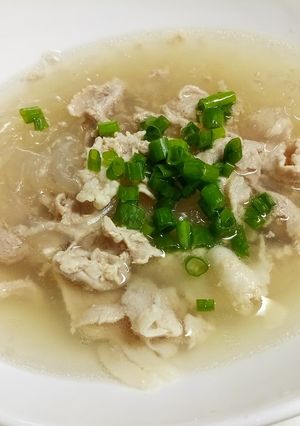 豚こま肉で♪ライスペーパーフォー風-レシピのメイン写真