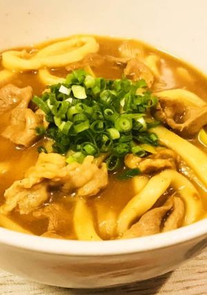 ワンパンで簡単！白だしで極旨カレーうどん-レシピのメイン写真